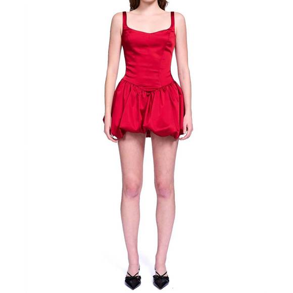 NEW AMANDA UPRICHARD bettina romper in ruby